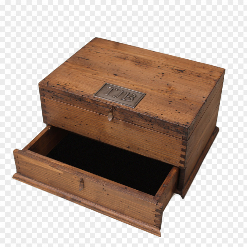 Watch Box Drawer Gift Wood Stain PNG