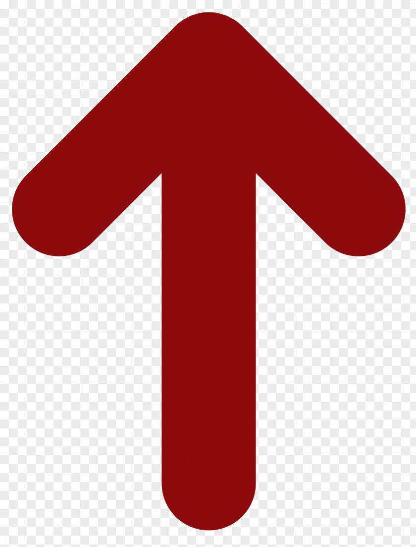 Arrow Up Red Brand PNG