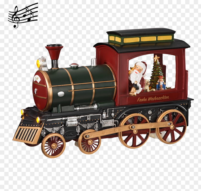 Christmas Atmosphere Train Locomotive Motor Vehicle Rolling Stock PNG