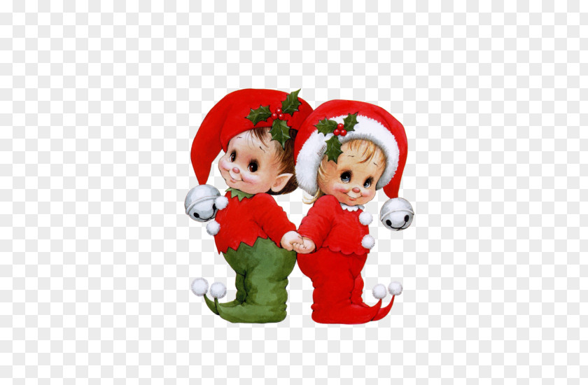 Christmas Duende Elf Card PNG