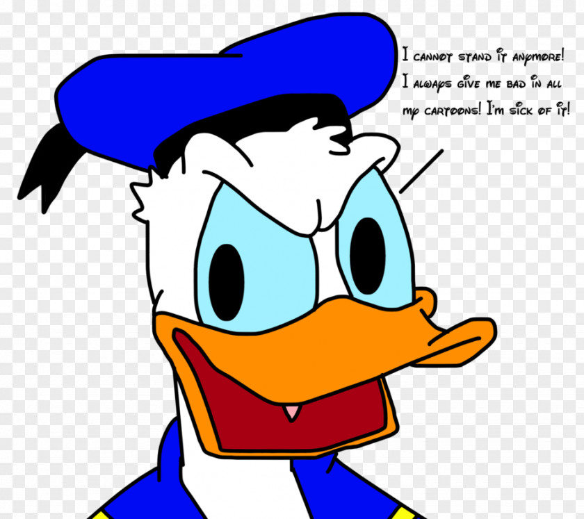 Donald Duck Water Bird Anatidae Fiction PNG