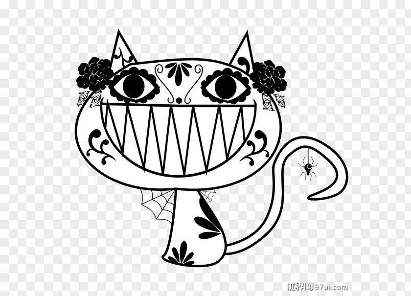 La Catrina Cat Clip Art Openclipart Drawing Line PNG