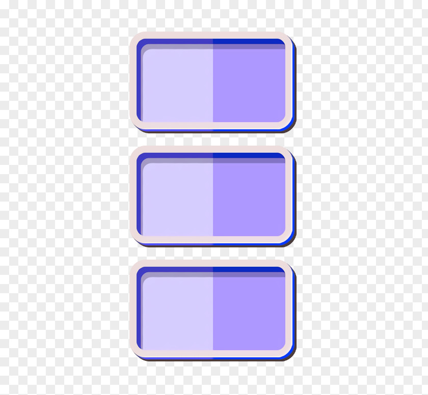 Material Property Electric Blue App Icon Hamburger Interface PNG
