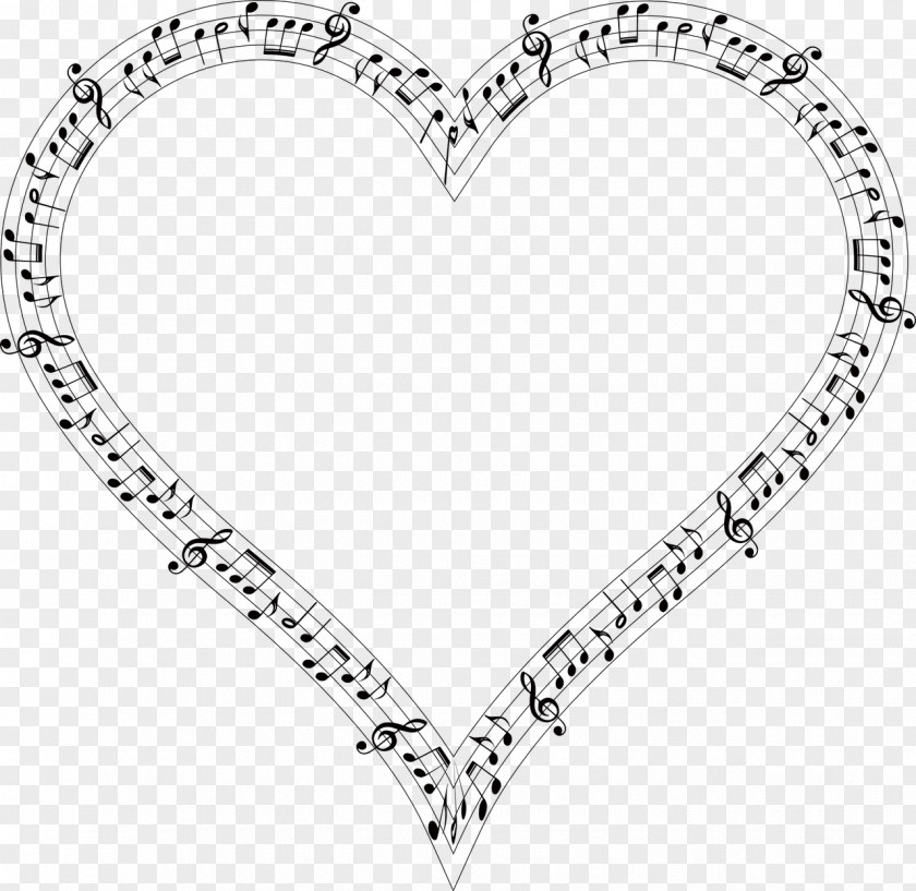 Musical Elements Note Theatre Heart PNG
