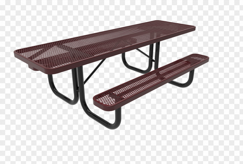 Picnic Table Top Bench Park Wood PNG
