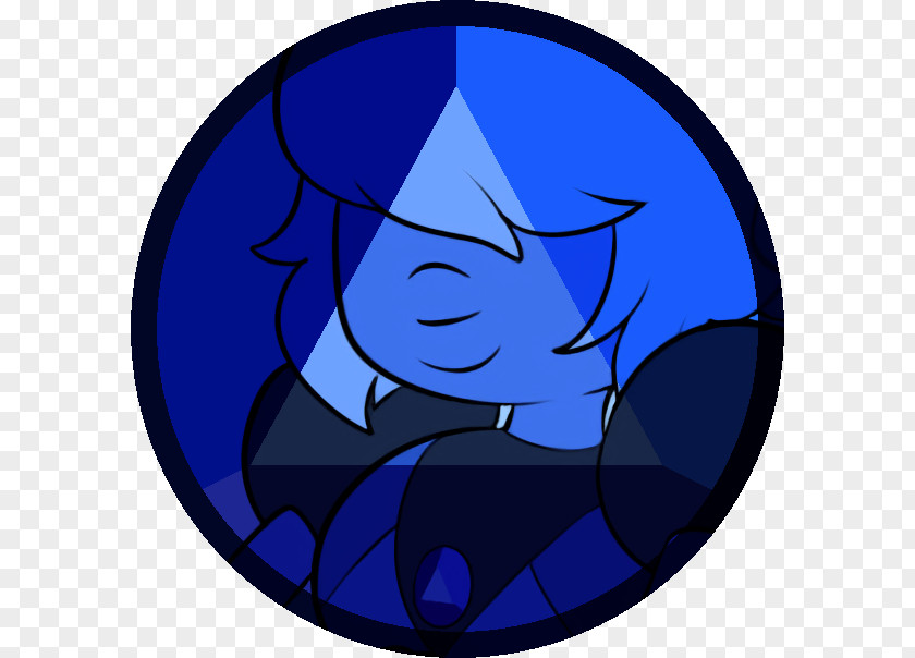 Sapphire Cobalt Blue Electric Cartoon PNG