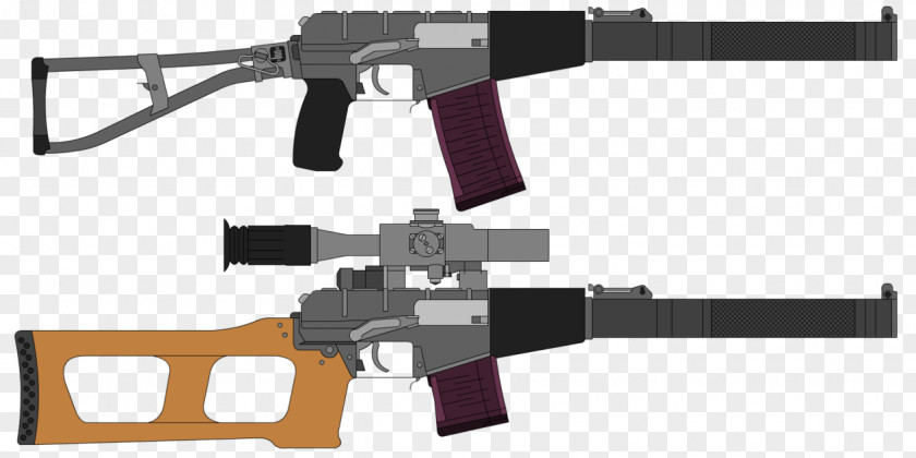 Trigger Sniper Rifle VSS Vintorez AS Val Weapon PNG rifle Weapon, sniper clipart PNG
