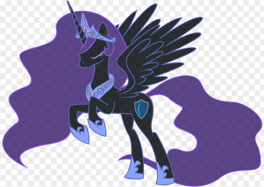Unicorn Pony Twilight Sparkle Princess Luna Winged PNG