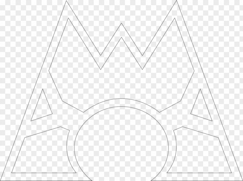 Angle Paper Line Art PNG