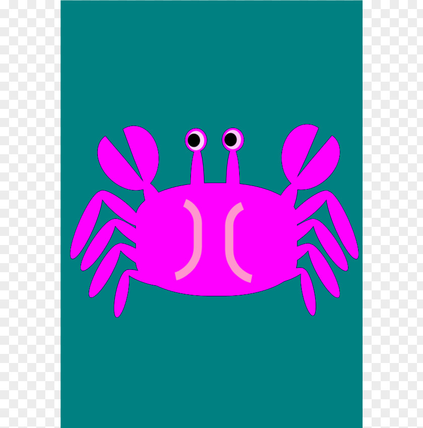 Crab Vector Circle Character Illustration PNG