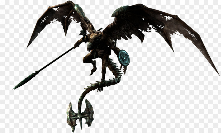 Dark Souls Gargoyle Boss Dragon FromSoftware PNG