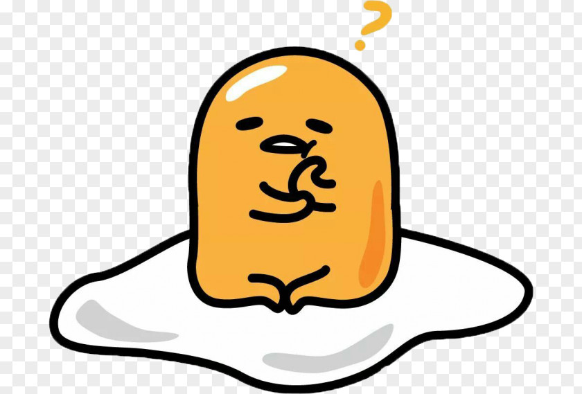 Gudetama Transparency And Translucency Sanrio Stickers Character Image Cartoon PNG