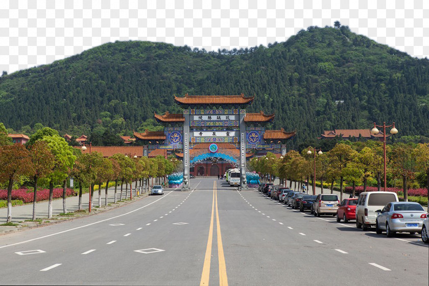Lingquan Temple Gate U7075u6cc9u5bfa Chu River And Han Street PNG