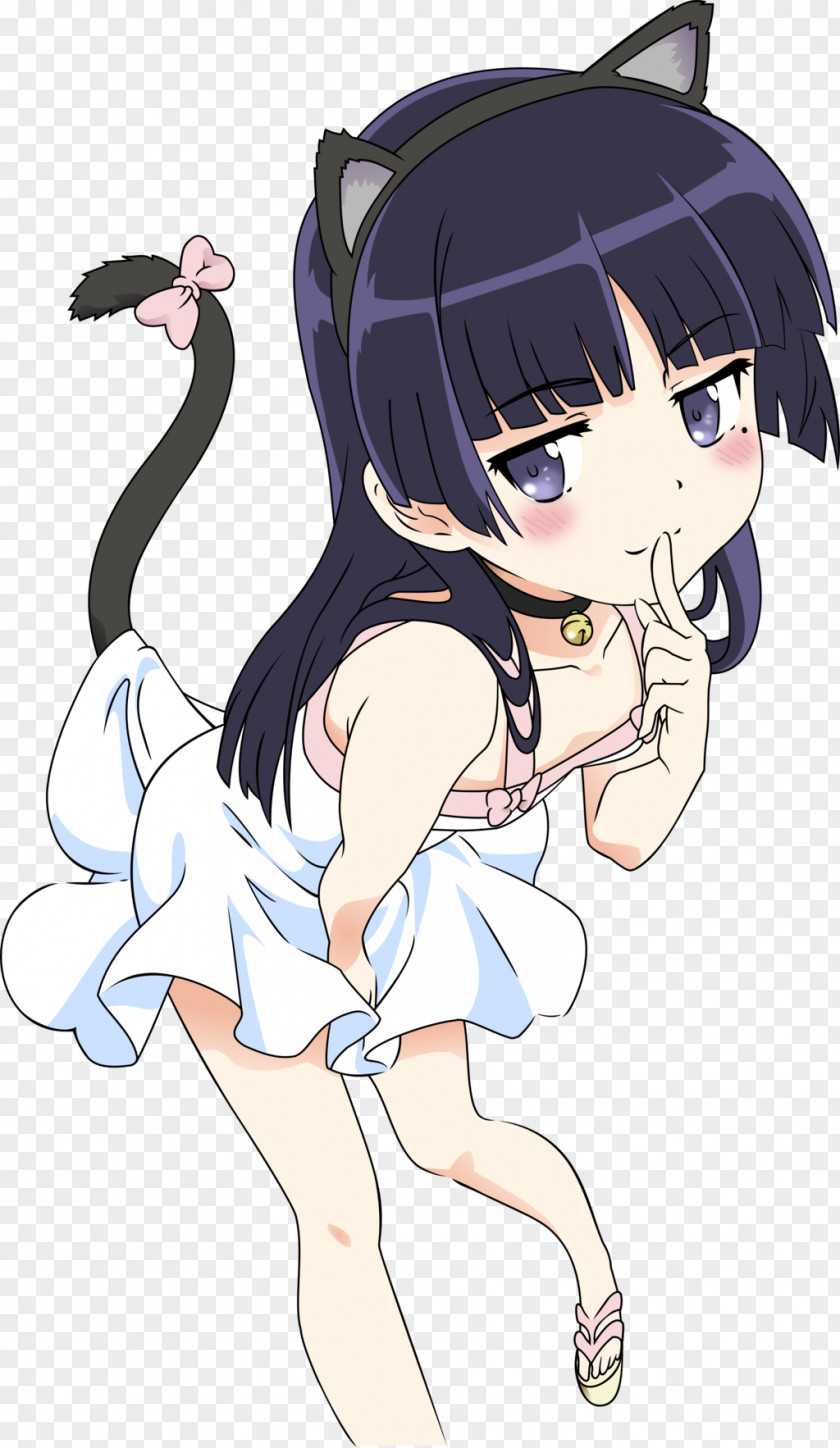 Oreimo Black Hair Computer Software Thread Single-core Central Processing Unit PNG