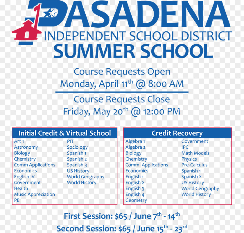 School Flyer Pasadena Independent District Web Page Material Line PNG