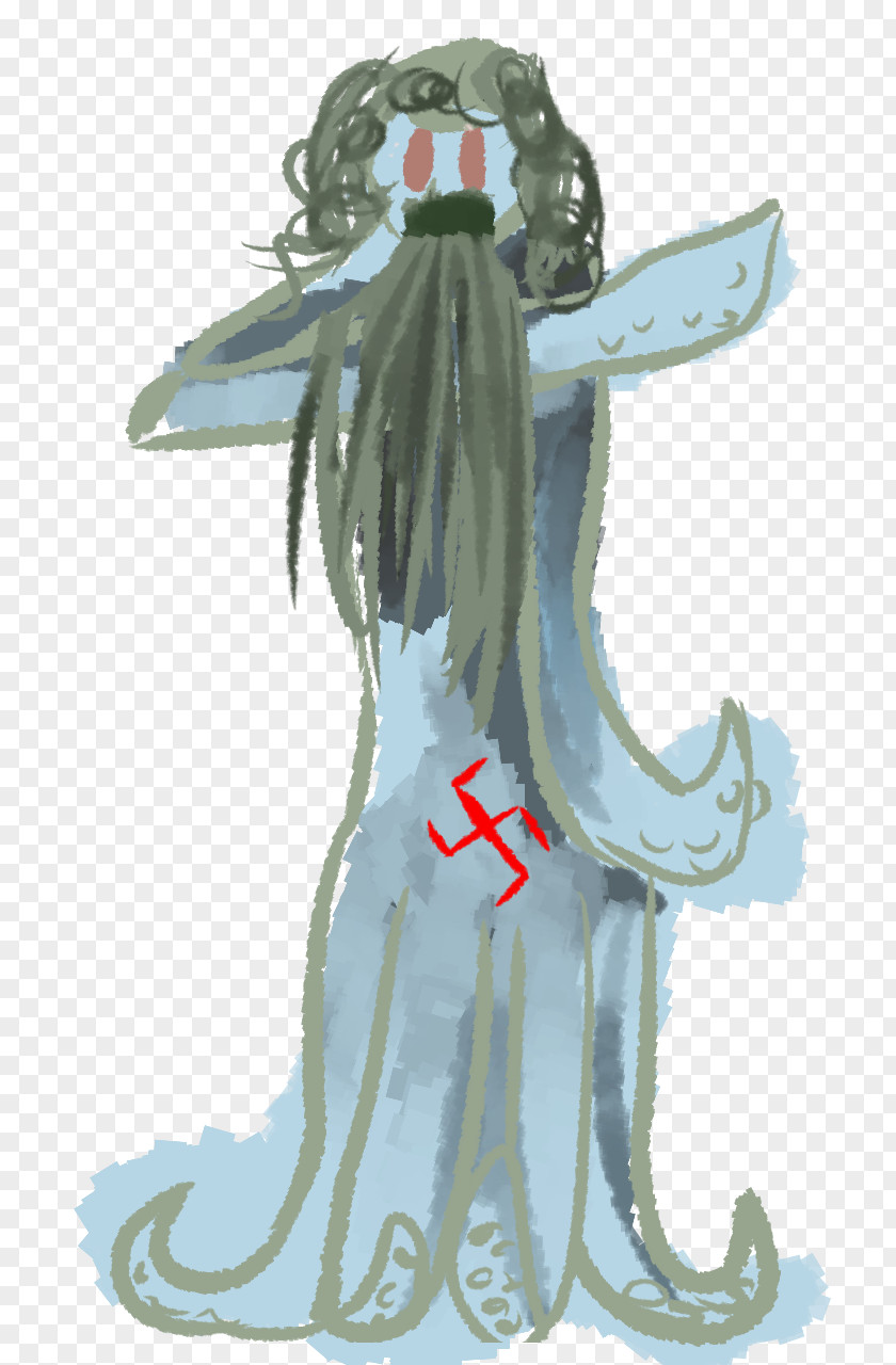 Squidward Dab Costume Design Figurine Legendary Creature Angel M PNG
