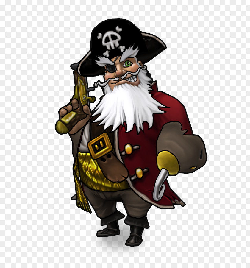 Three-dimensional Characters Pirate101 Santa Claus Piracy Wizard101 Swashbuckler PNG