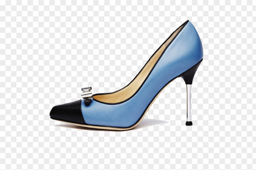 Blue High Heels High-heeled Footwear Court Shoe PNG