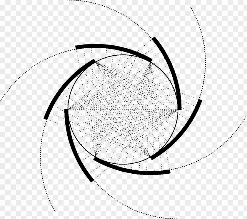 Circle Line Art Drawing Point PNG