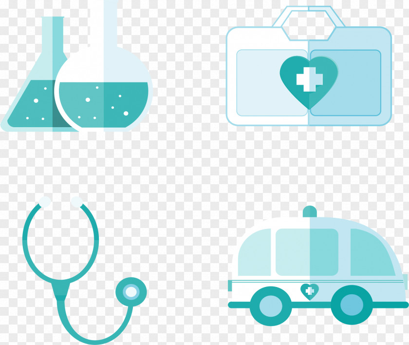 Green Hospital Ambulance First Aid Kit PNG