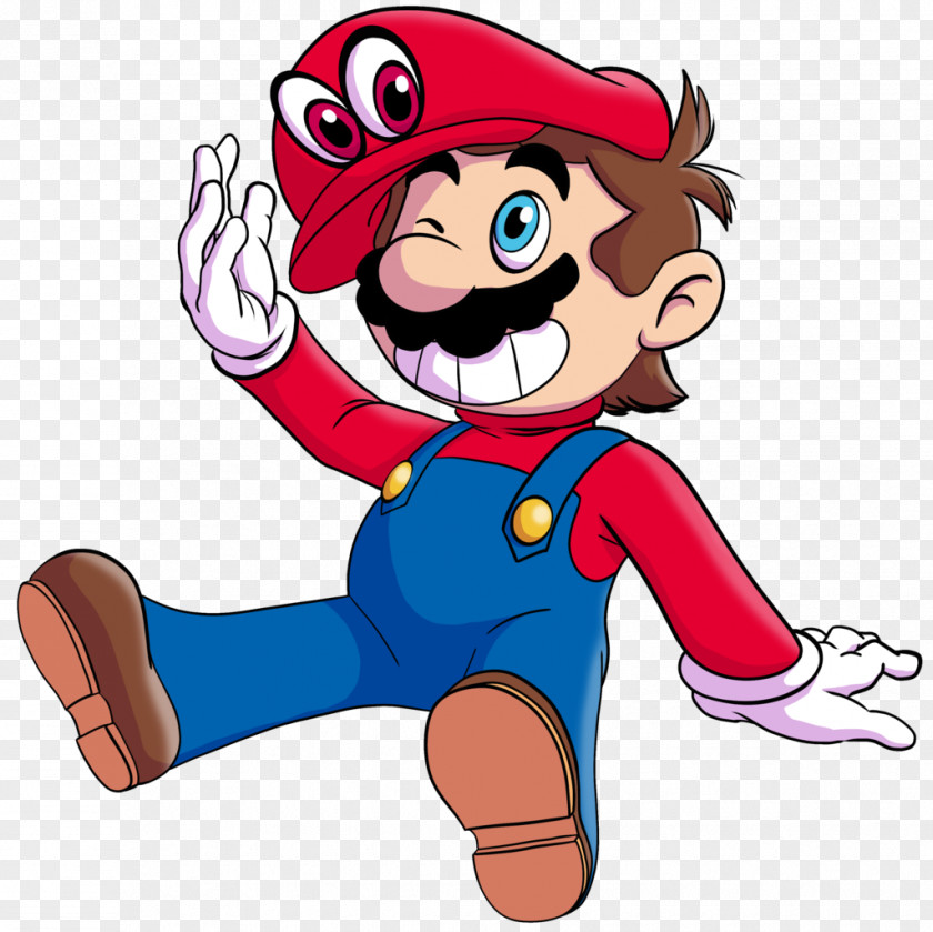Luigi Super Mario Odyssey Bros. Galaxy Toad PNG