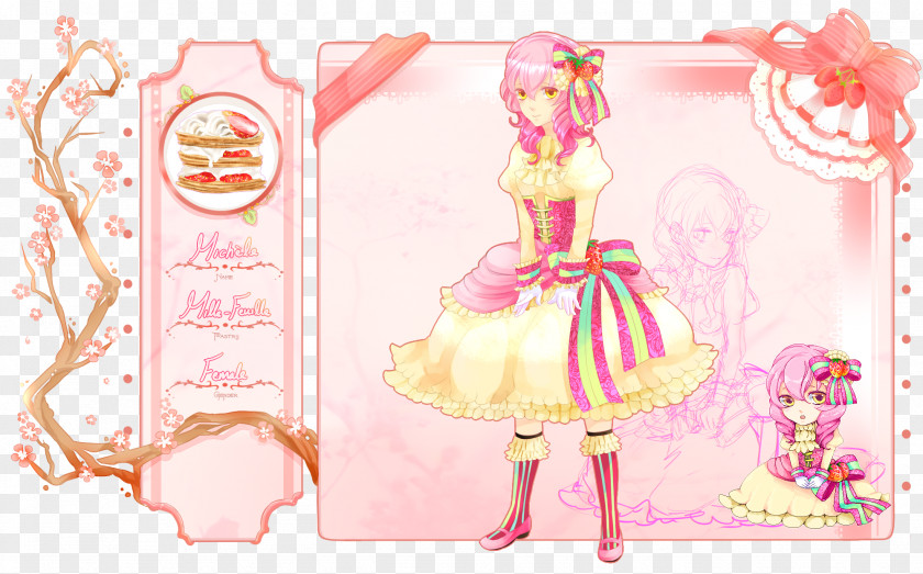 Mille Feuille Pink M RTV Barbie PNG