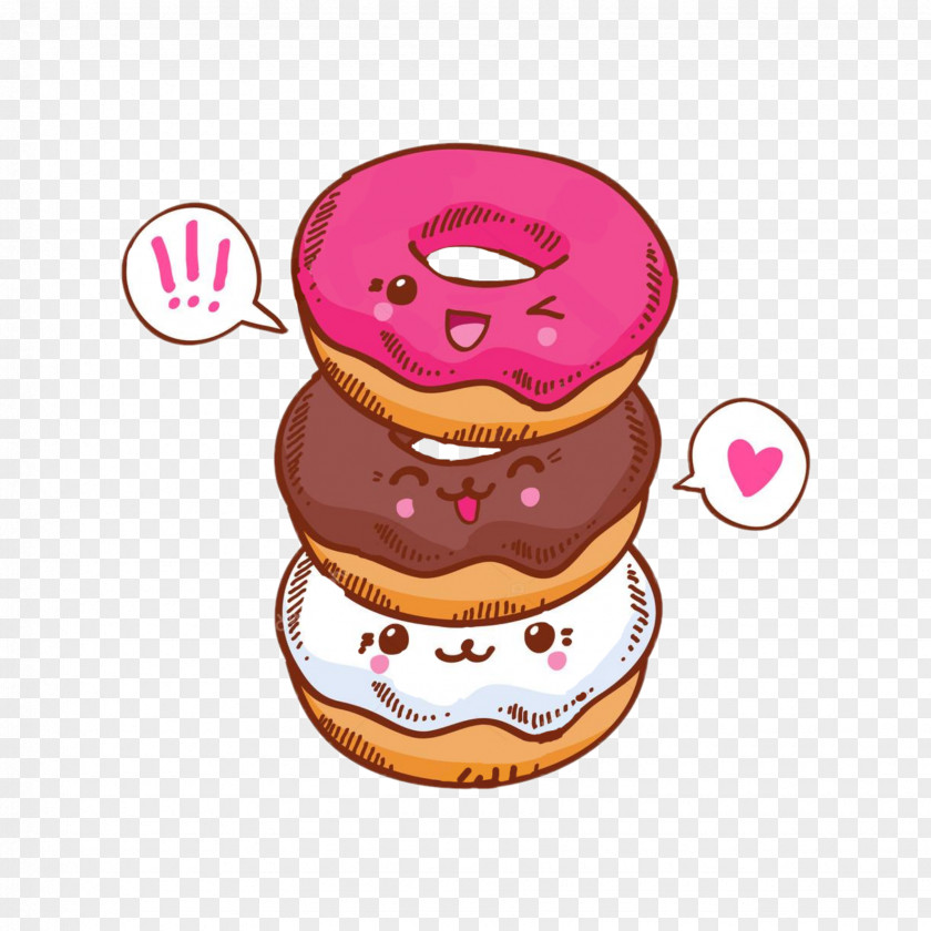 Notebook Donuts Paper Drawing Doodle PNG