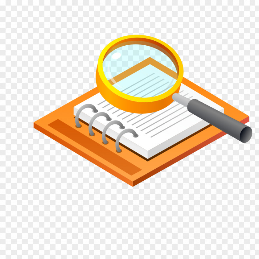 Text Search Cartoon Magnifying Glass PNG