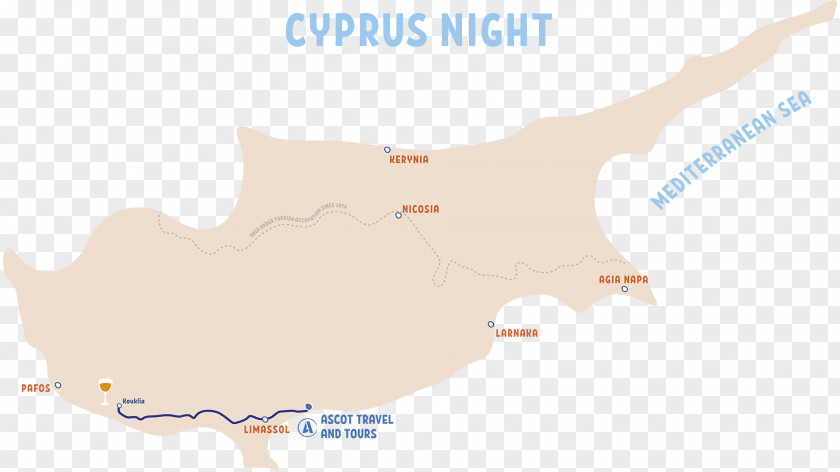 Amathus Cyprus Night Location Map Entertainment PNG