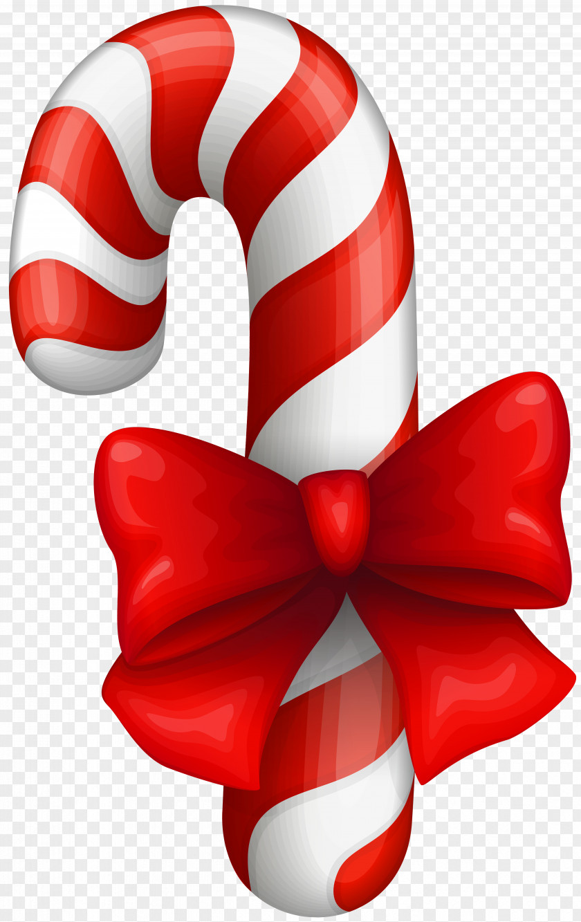 Candy Cane Clip Art Image Polkagris Ribbon Christmas PNG