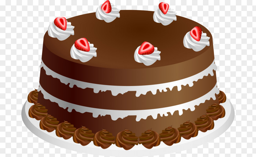 Chocolate Cake German Sheet Birthday Cupcake PNG