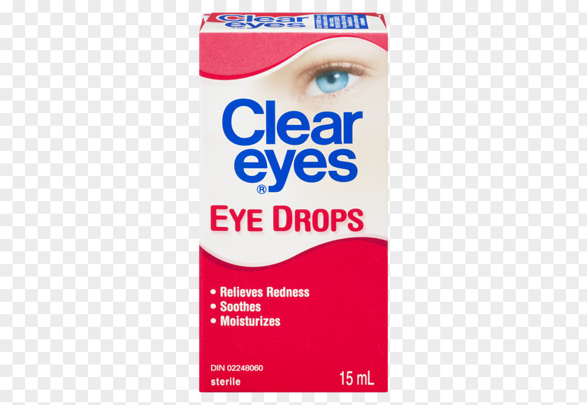 Eye Drops & Lubricants Clear Eyes Redness Relief Maximum PNG