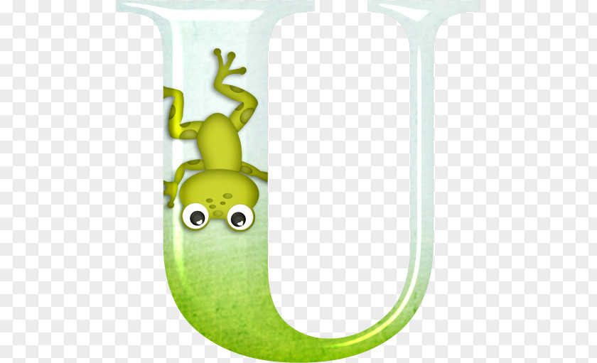 Frog Alphabet Lettering Image PNG