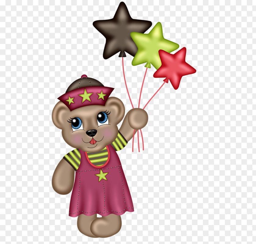 Pick Up Ball Bear Cartoon Illustration PNG