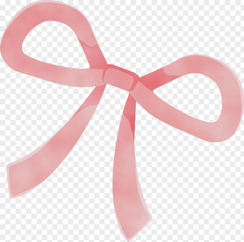 Pink Ribbon Material Property Hair Accessory Tie PNG