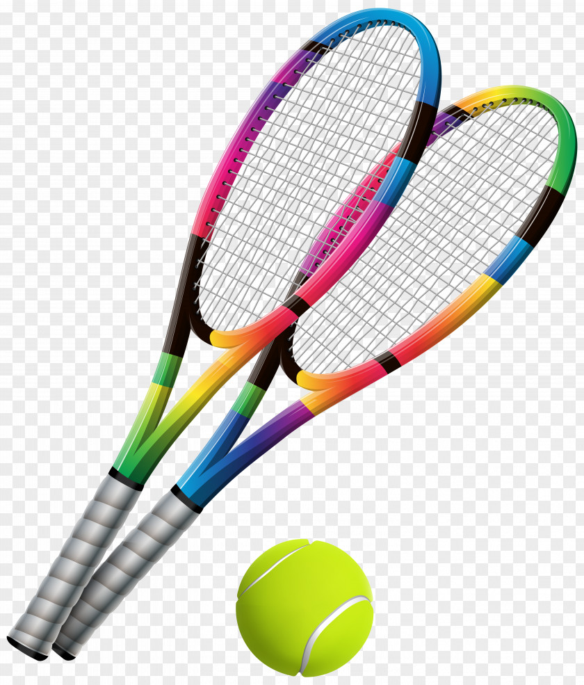 Tennis Racket Ball Clip Art PNG