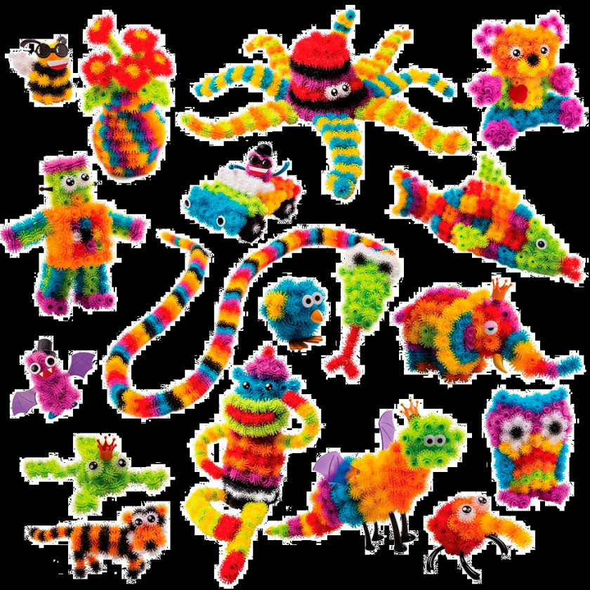 Toy Amazon.com Bunchems Mega Pack 400+ Spin Master Gift PNG