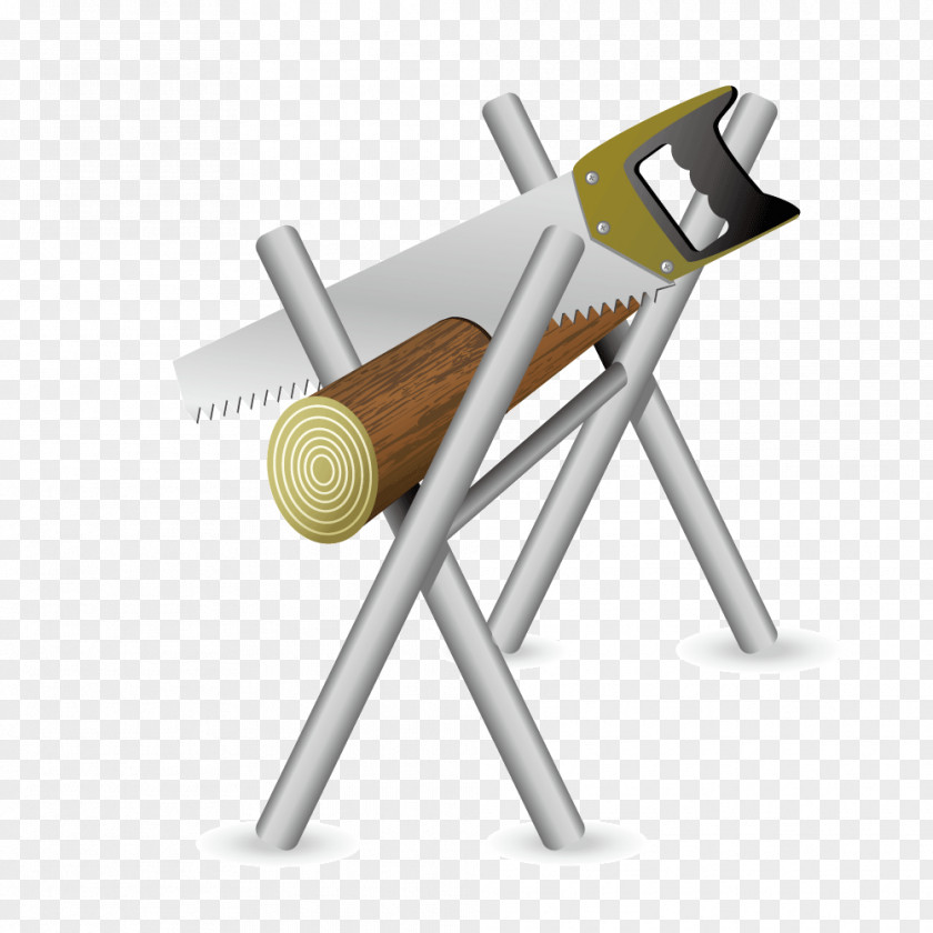 Vector Handsaw Sawing Wood Hand Saw Tool PNG