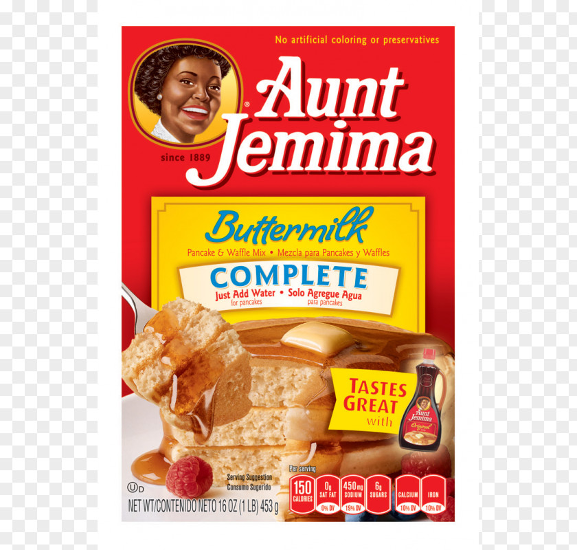 Waffle Mix Pancake Buttermilk Aunt Jemima Breakfast PNG