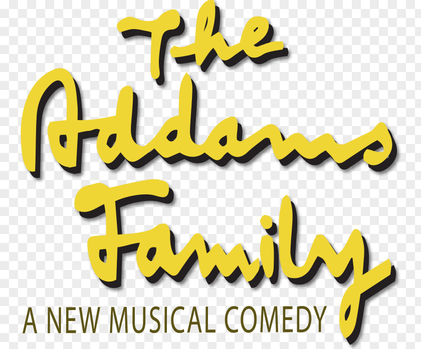Addams FAMILY The Family, A New Musical Comedy Logo Anything Goes Theatre PNG