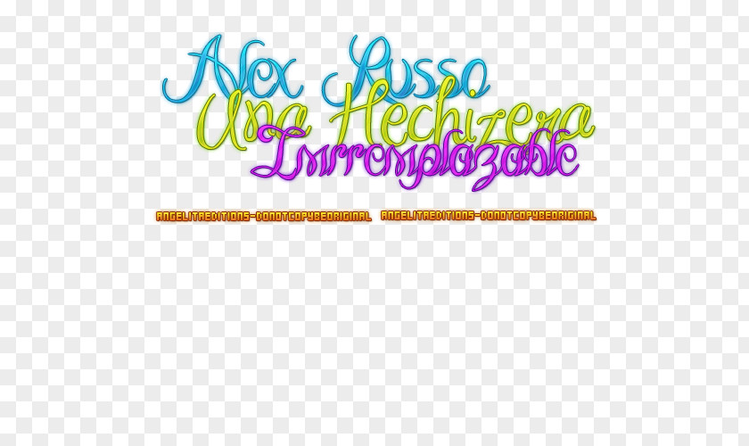 Alex Russo Logo Brand Line Font PNG