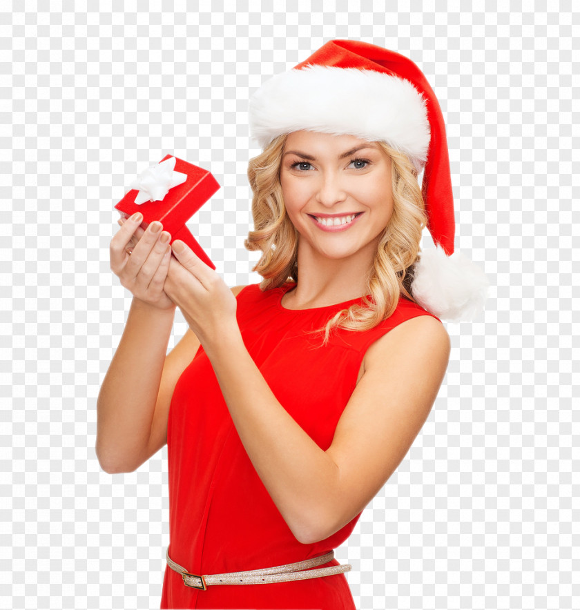 Boxing Gloves Santa Claus Gift Christmas PNG