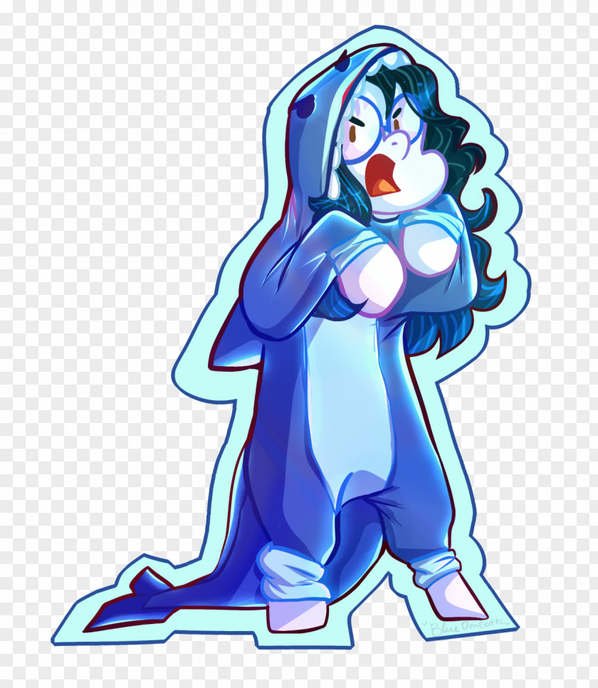 Kigurumi Mammal Clip Art Illustration Human Behavior Cobalt Blue PNG