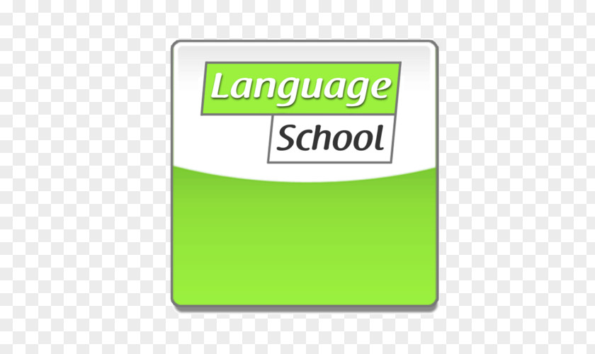 Language School Brand Logo Point Green Angle PNG