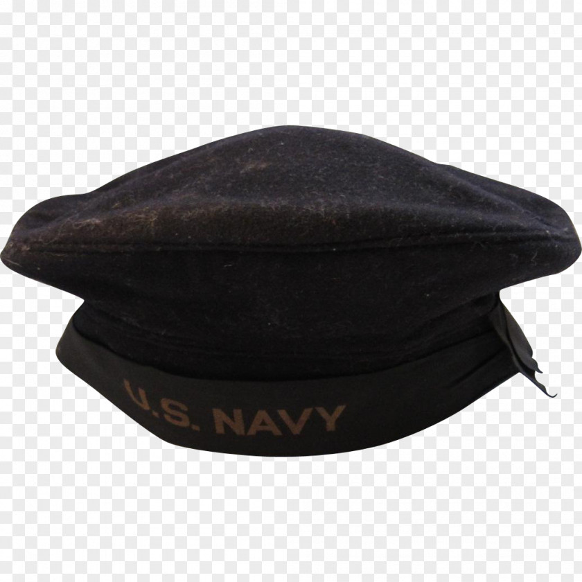 Leather Vintage Sailor Cap Hat Headgear Beret PNG