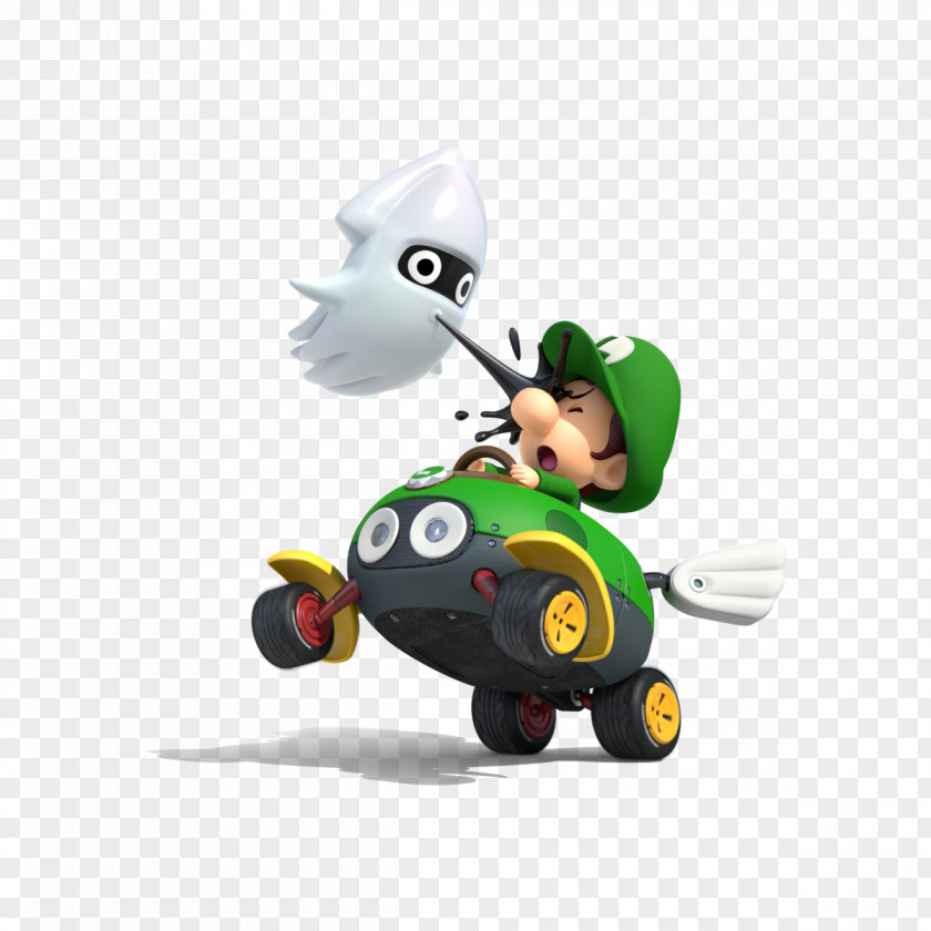 Mario Bros Kart 8 Bros. Wii Luigi PNG