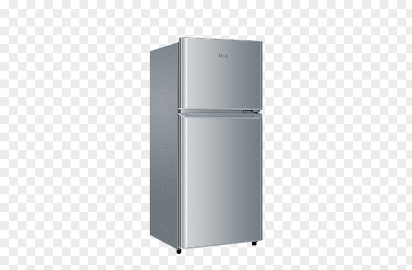 Silver Mini Fridge Refrigerator PNG