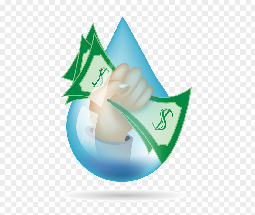 Water Drop Conservation Efficiency Services Money PNG