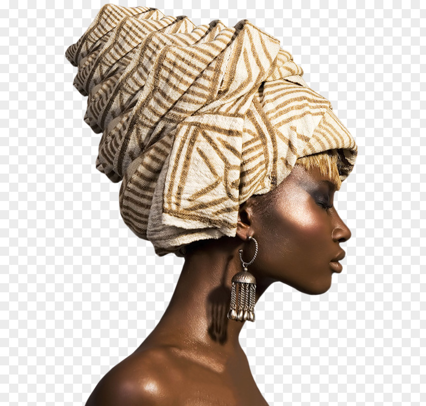 Africa Head Tie Woman Fashion Clothing PNG