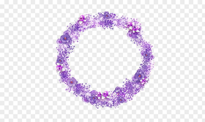 Flower Purple Lilac Wreath Clip Art PNG